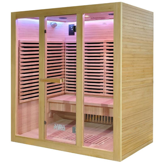 SaunaPlunge - The Dales Glow 4 Person Indoor Infrared Sauna