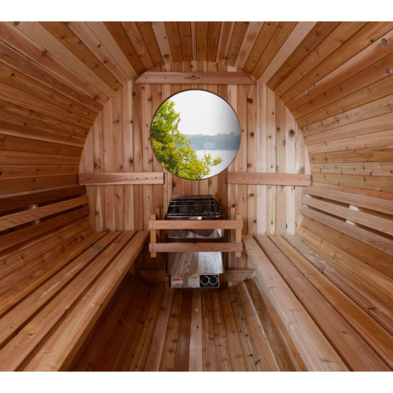Huntington 4-6 Person Canopy Barrel Sauna