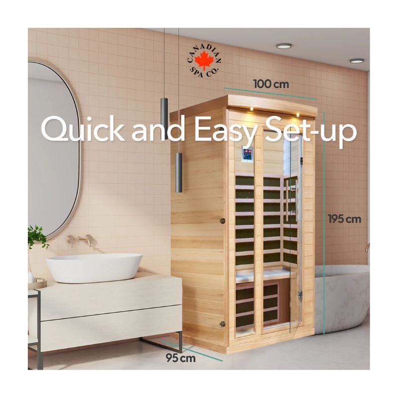 Canadian Spa Company Chilliwack 1 - Person Sauna KY-10007