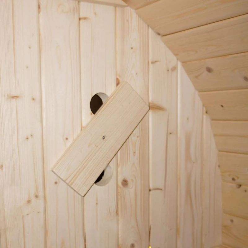 Canadian Spa Company Outdoor Oval Barrel Sauna Combination Infrared/ Traditional KY-10026