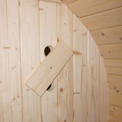 Canadian Spa Company Outdoor Oval Barrel Sauna Combination Infrared/ Traditional KY-10026