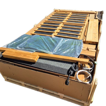 Canadian Spa Company Outdoor Oval Barrel Sauna Combination Infrared/ Traditional KY-10026