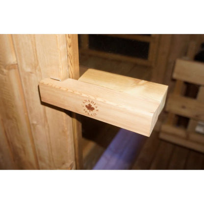 Canadian Spa Company Outdoor Oval Barrel Sauna Combination Infrared/ Traditional KY-10026