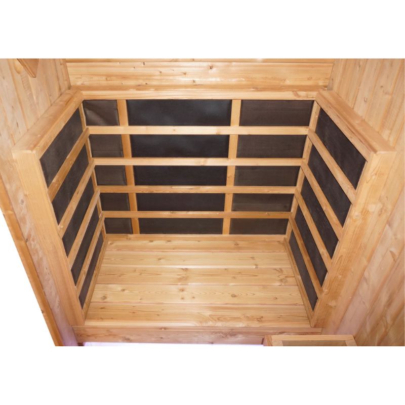 Canadian Spa Company Outdoor Oval Barrel Sauna Combination Infrared/ Traditional KY-10026