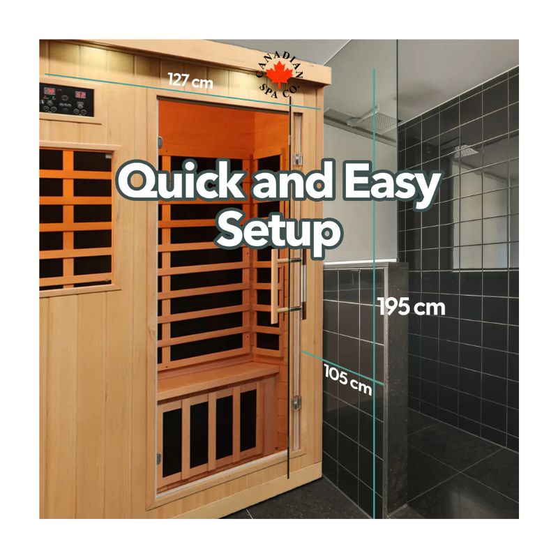 Canadian Spa Company Tremblant 2 - Person Sauna KY-10025