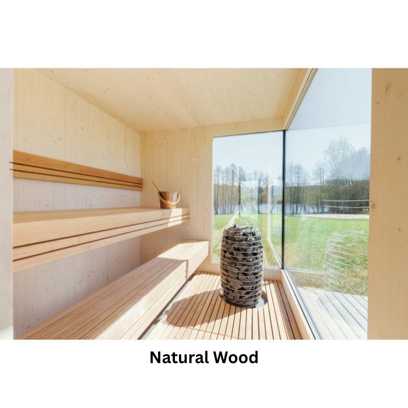 Genevas St. Moritz 5 Person Outdoor Sauna with Shower Room