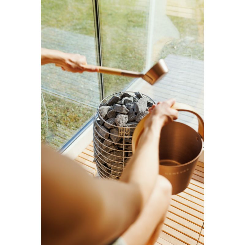 Genevas St. Moritz 5 Person Outdoor Sauna with Shower Room