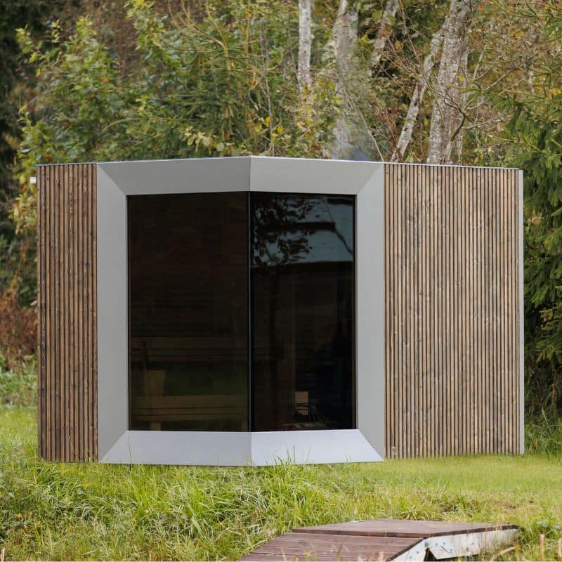 Genevas Zermatt 5 Person Outdoor Sauna with Changing Room