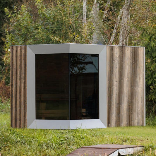 Genevas Zermatt 5 Person Outdoor Sauna with Changing Room