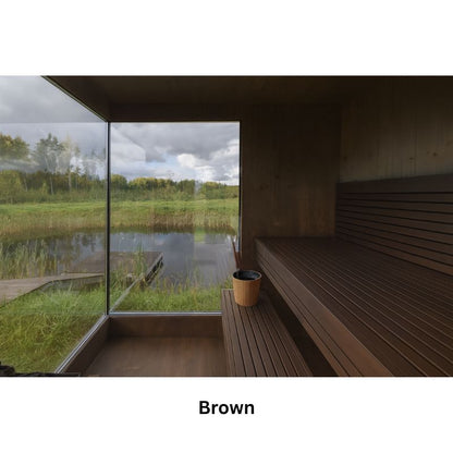 Genevas Zermatt 5 Person Outdoor Sauna with Changing Room