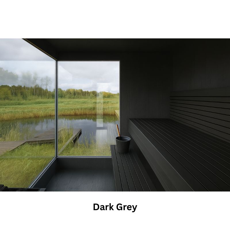 Genevas Zermatt 5 Person Outdoor Sauna with Changing Room