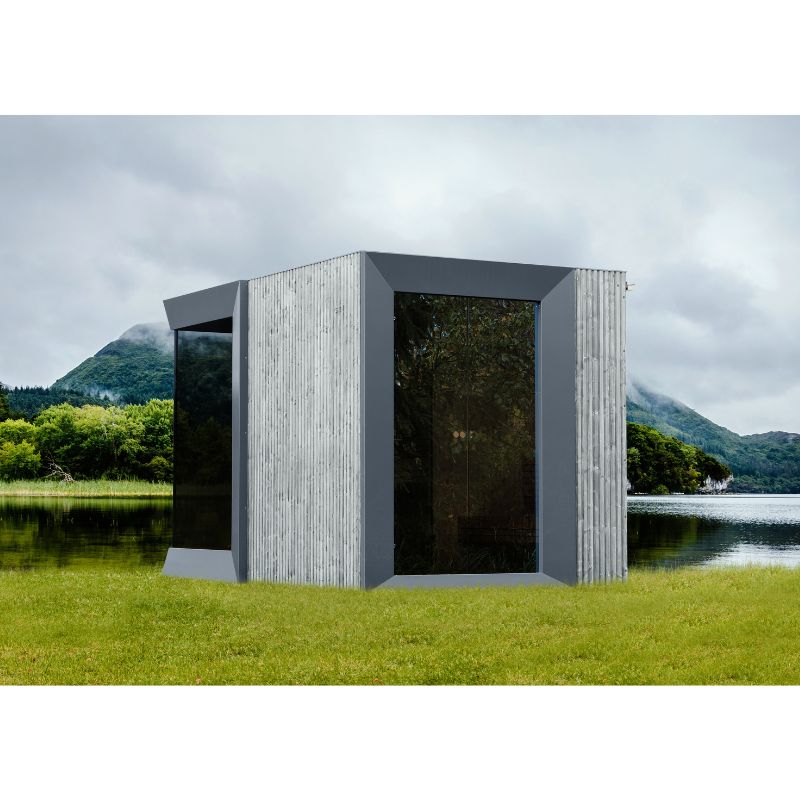 Genevas Zermatt 5 Person Outdoor Sauna with Changing Room