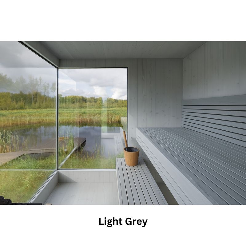 Genevas Zermatt 5 Person Outdoor Sauna with Changing Room