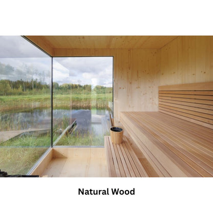 Genevas Zermatt 5 Person Outdoor Sauna with Changing Room