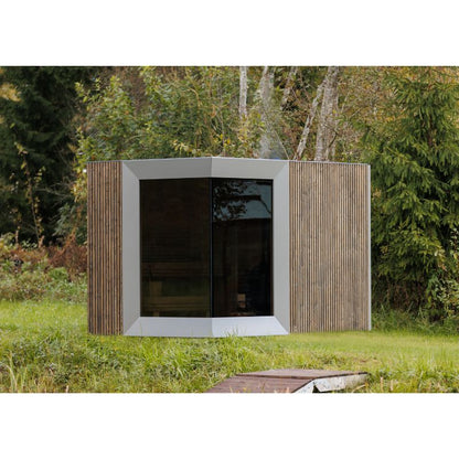 Genevas Zermatt 5 Person Outdoor Sauna with Changing Room