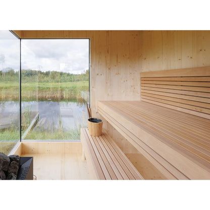 Genevas Zermatt 5 Person Outdoor Sauna with Changing Room