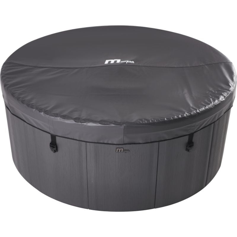 MSpa Denver Carbon Grey 6 Person Portable Hot Tub | WiFi Control | 13A Plug & Play | 2026 Model