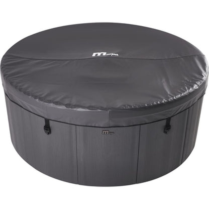 MSpa Denver Carbon Grey 6 Person Portable Hot Tub | WiFi Control | 13A Plug & Play | 2026 Model