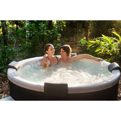 MSpa Denver Carbon Grey 6 Person Portable Hot Tub | WiFi Control | 13A Plug & Play | 2026 Model