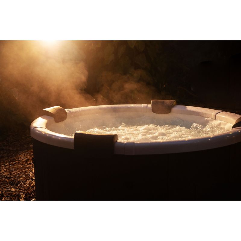 MSpa Denver Carbon Grey 6 Person Portable Hot Tub | WiFi Control | 13A Plug & Play | 2026 Model