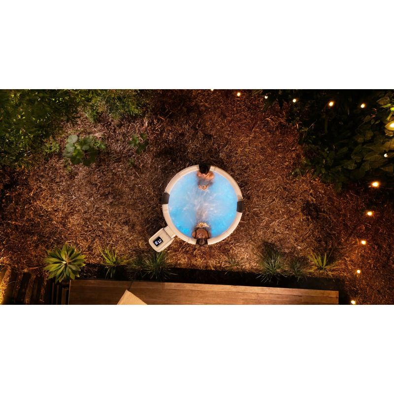 MSpa Denver Carbon Grey 6 Person Portable Hot Tub | WiFi Control | 13A Plug & Play | 2026 Model
