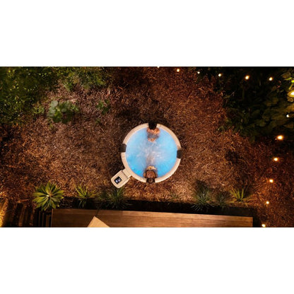 MSpa Denver Carbon Grey 6 Person Portable Hot Tub | WiFi Control | 13A Plug & Play | 2026 Model