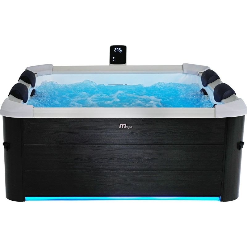 MSpa Oslo Carbon Grey 4-6 Person Hot Tub | WiFi Control | 13A Plug & Play | 2025 Model