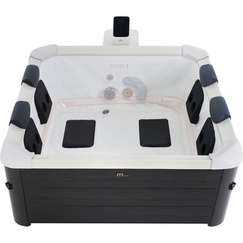MSpa Oslo Carbon Grey 4-6 Person Hot Tub | WiFi Control | 13A Plug & Play | 2025 Model