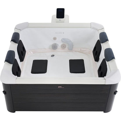 MSpa Oslo Carbon Grey 4-6 Person Hot Tub | WiFi Control | 13A Plug & Play | 2025 Model