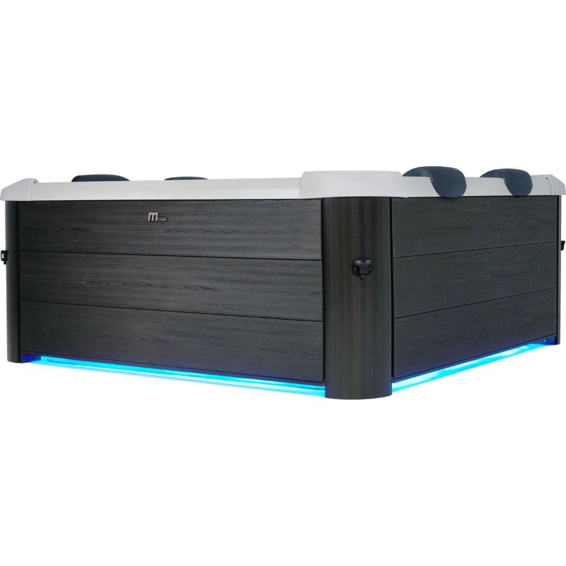 MSpa Oslo Carbon Grey 4-6 Person Hot Tub | WiFi Control | 13A Plug & Play | 2025 Model