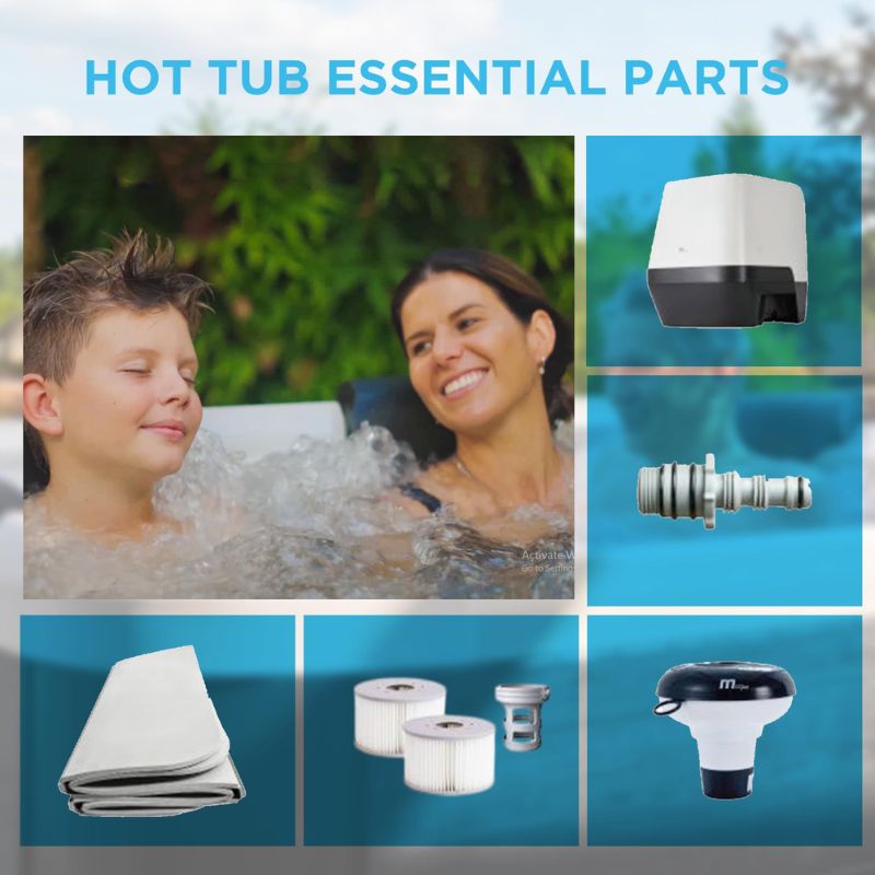 MSpa Oslo Carbon Grey 4-6 Person Hot Tub | WiFi Control | 13A Plug & Play | 2025 Model