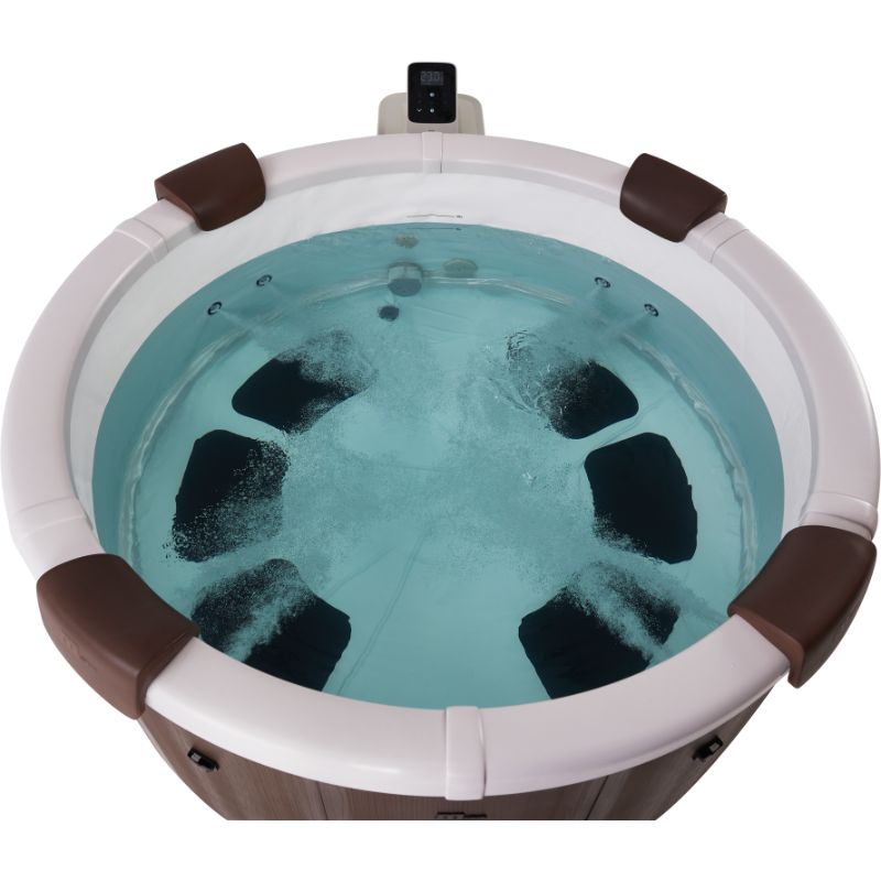 MSpa Rova Amber 6 Person Portable Hot Tub | WiFi Control | 13A Plug & Play | 2026 Model