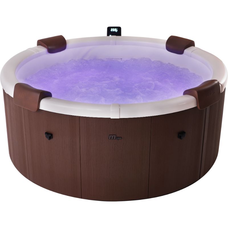 MSpa Rova Amber 6 Person Portable Hot Tub | WiFi Control | 13A Plug & Play | 2026 Model