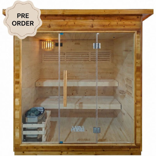 PRE-ORDER SaunaPlunge - The Bronte Traditional Outdoor 6 Person Cabin Sauna