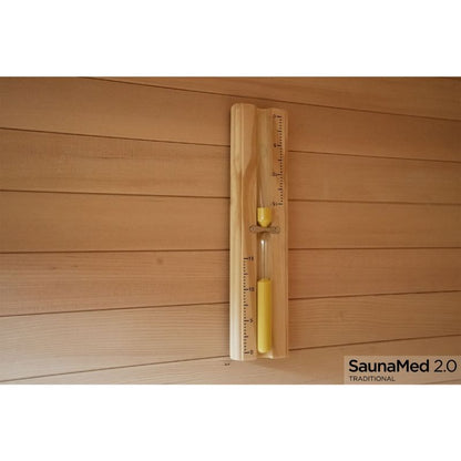SaunaMed 6 Person Traditional Hemlock Domestic Indoor Sauna