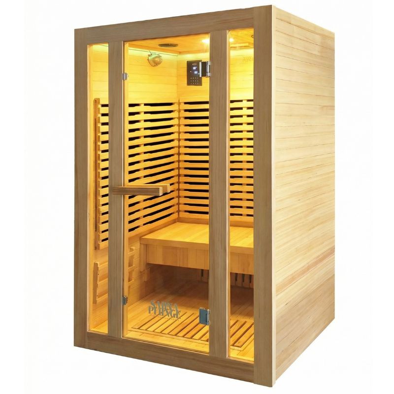 SaunaPlunge - The Dales Glow 2 Person Indoor Infrared Sauna