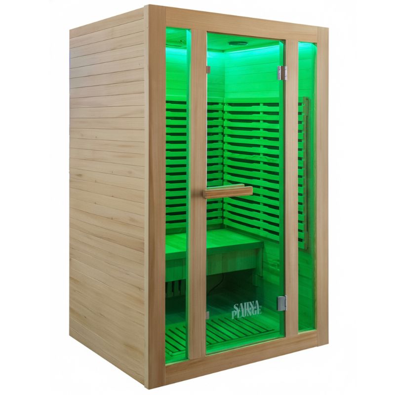 SaunaPlunge - The Dales Glow 2 Person Indoor Infrared Sauna