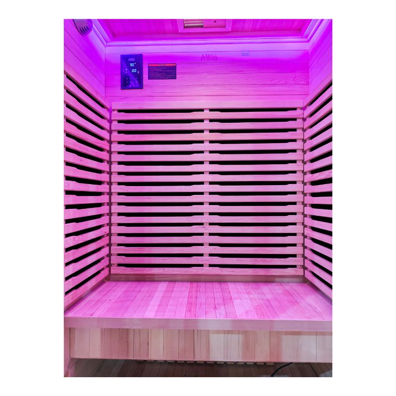 SaunaPlunge - The Dales Glow 2 Person Indoor Infrared Sauna
