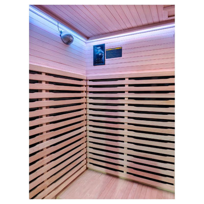 SaunaPlunge - The Dales Glow 4 Person Indoor Infrared Sauna