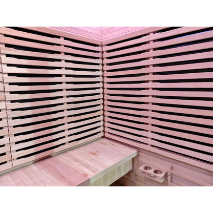 SaunaPlunge - The Dales Glow 4 Person Indoor Infrared Sauna