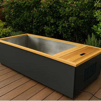 SaunaPlunge - The Peak Plunge Single-Person Ice Bath with Built-In Chiller