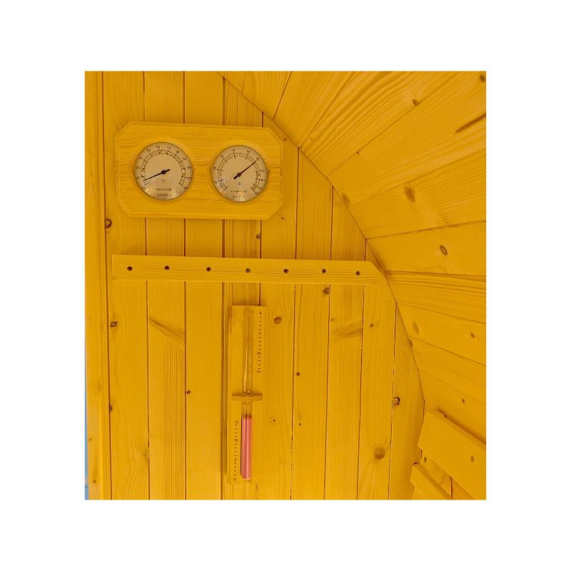 SaunaPlunge - The Pennine Barrel Traditional Outdoor Luxury 4-6 Person Sauna