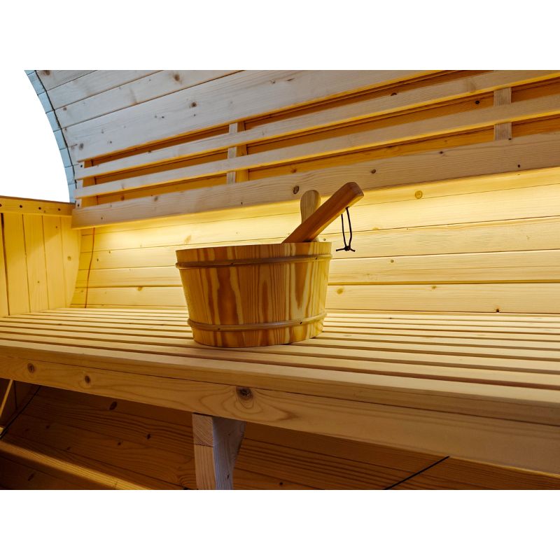 SaunaPlunge - The Pennine Barrel Traditional Outdoor Luxury 4-6 Person Sauna