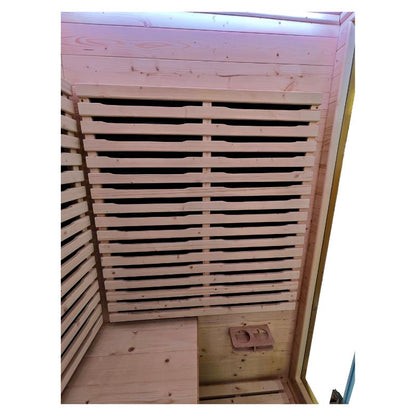 SaunaPlunge - The Yorkshire Cabin - Thermo Treated Outdoor Infrared 2 Person Sauna