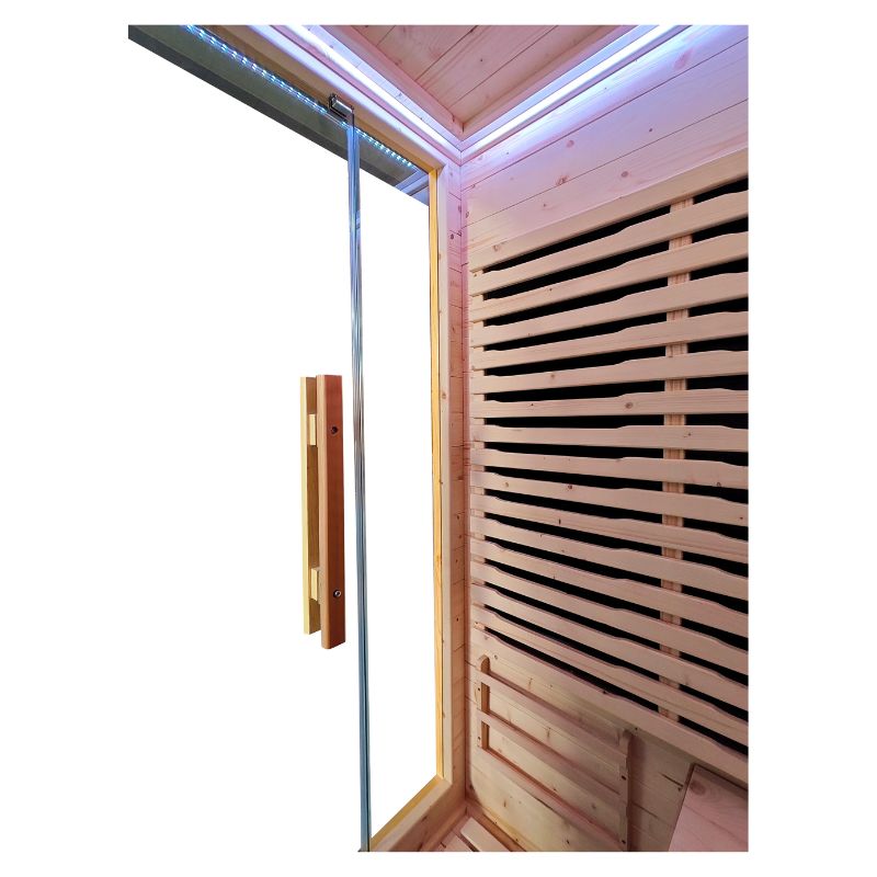 SaunaPlunge - The Yorkshire Cabin - Thermo Treated Outdoor Infrared 2 Person Sauna