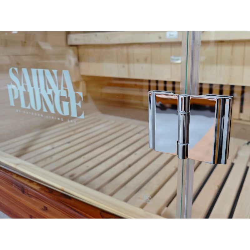 SaunaPlunge - The Yorkshire Cabin - Thermo Treated Outdoor Infrared 2 Person Sauna