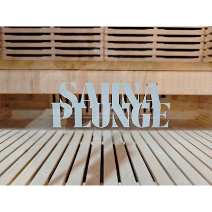 SaunaPlunge - The Yorkshire Cabin - Thermo Treated Outdoor Infrared 2 Person Sauna