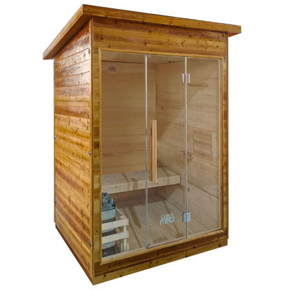 SaunaPlunge The Bronte Traditional Outdoor 2 Person Cabin Sauna