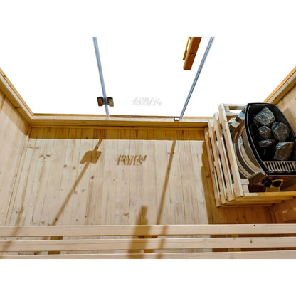 SaunaPlunge The Bronte Traditional Outdoor 2 Person Cabin Sauna