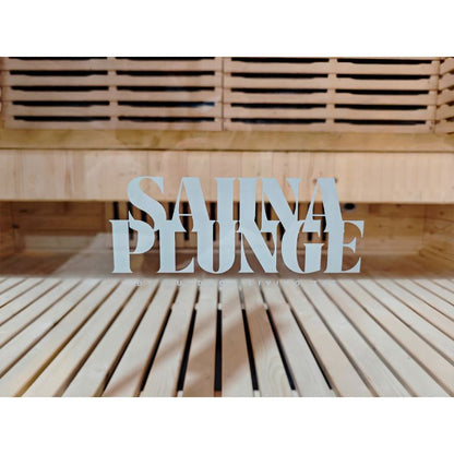 SaunaPlunge The Bronte Traditional Outdoor 2 Person Cabin Sauna